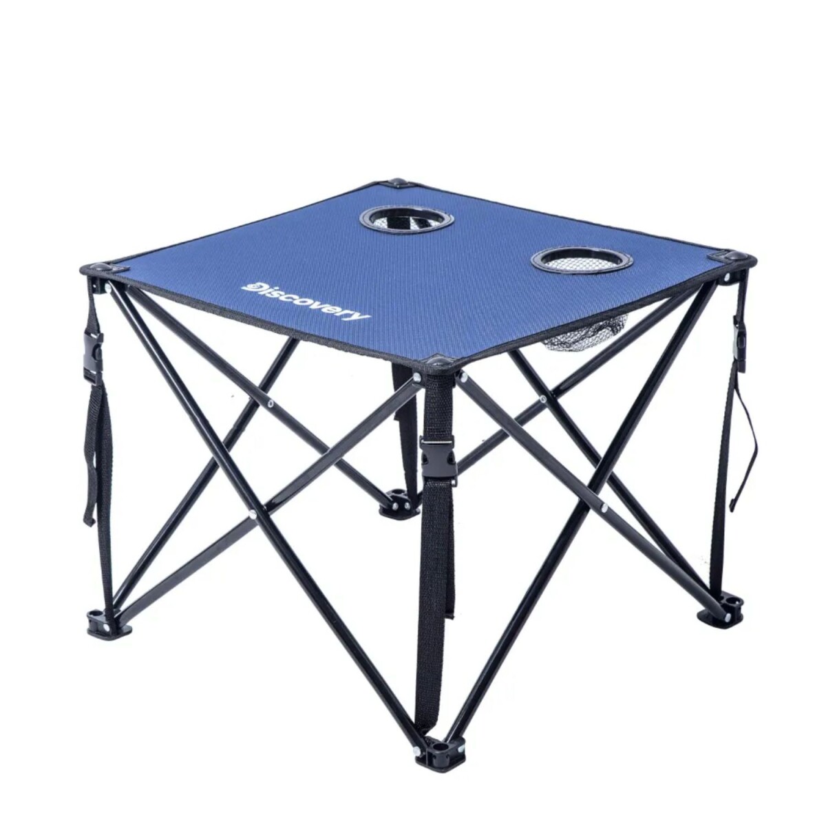 Mesa playera Discovery plegable con apoya vasos - Azul 