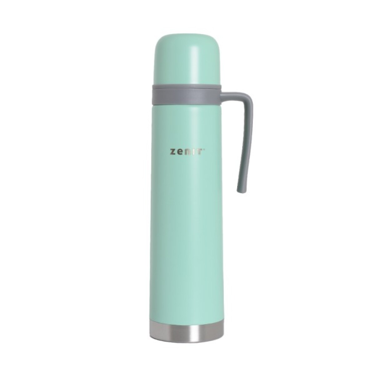 TERMO ZNT AC.INOX 750ML MANIJA RIJIDA VERDE C. - VERDE-VIOLETA 