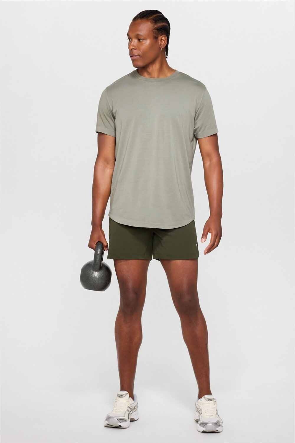 Short Training The 5 One Short Hombre Dark Olive