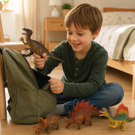 Set de dinosaurios coleccionables Sc