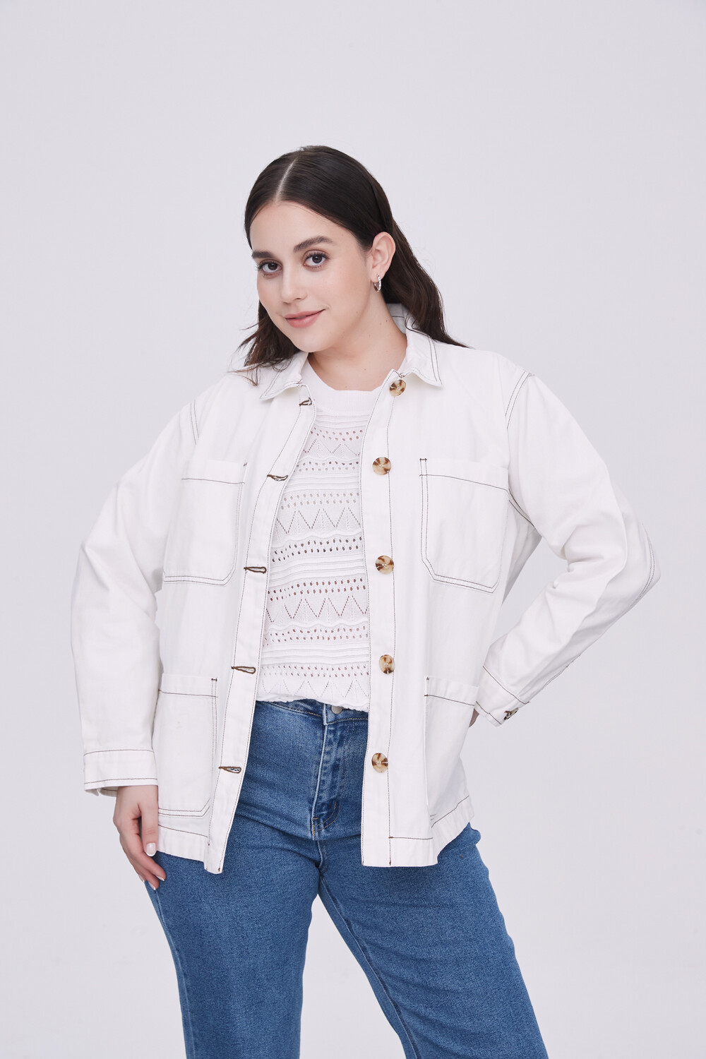 Chaqueta Salma Marfil / Off White