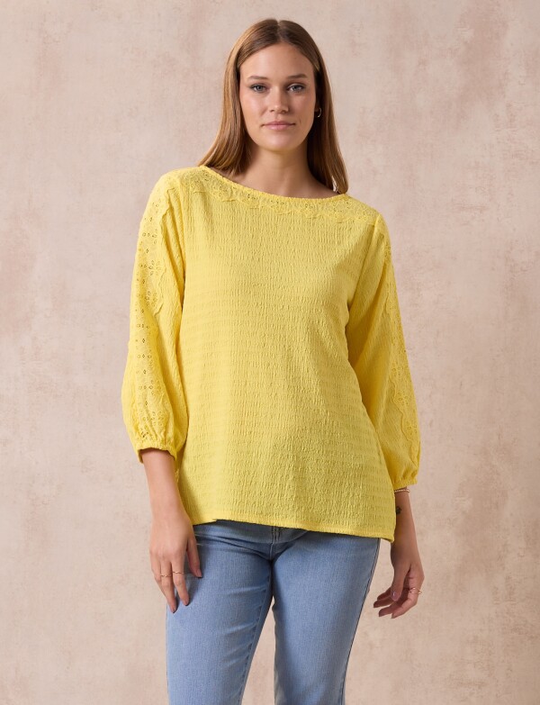 Blusa Broderie AMARILLO