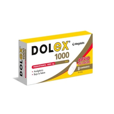 Dolex 1000 mg por 8 Comprimidos Dolex 1000 mg por 8 Comprimidos