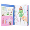 Cuaderno Dress Me Up grande 168 stickers Top Model Cuaderno Dress Me Up grande 168 stickers Top Model