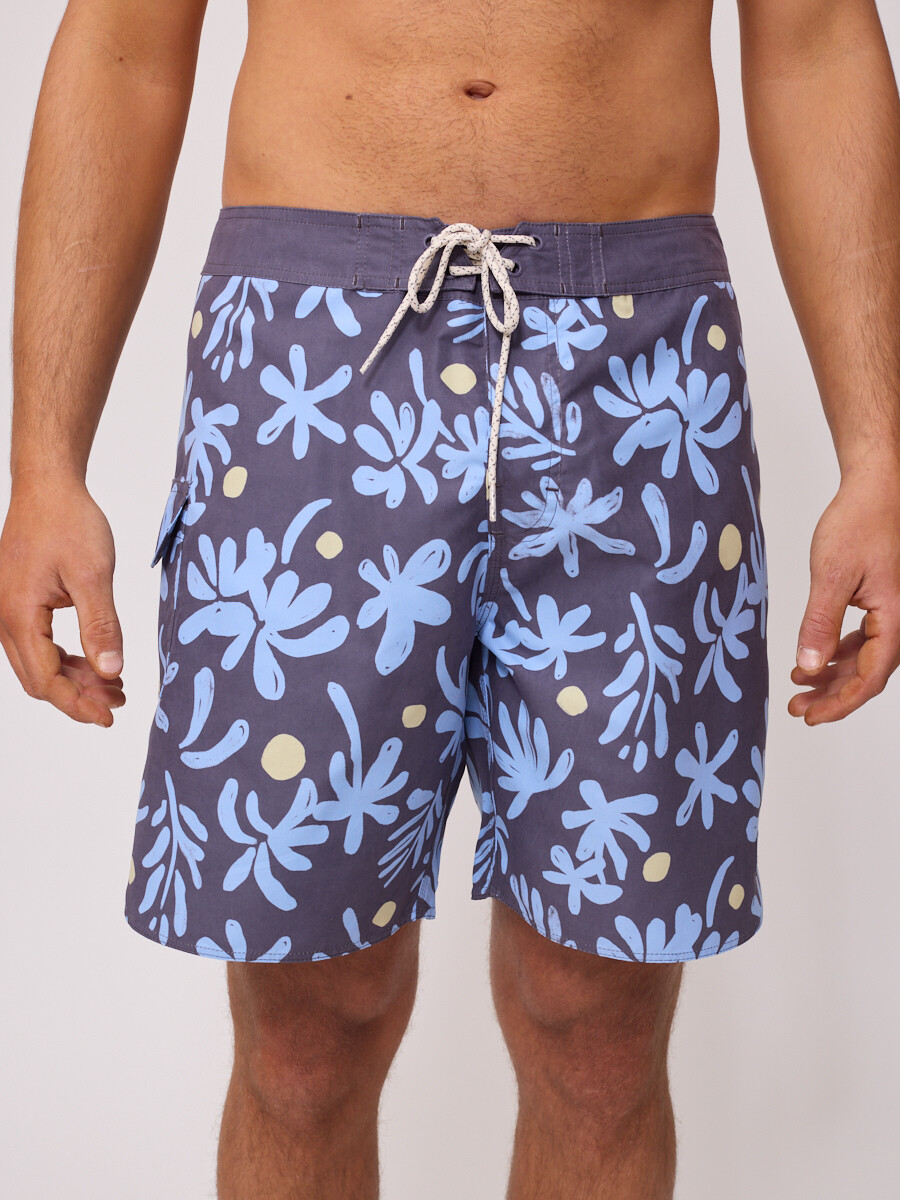 SHORT THRONE RUSTY - Azul 