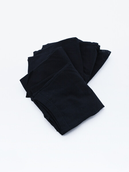 MEDIAS PANTALÓN - PACK X 5 NEGRO