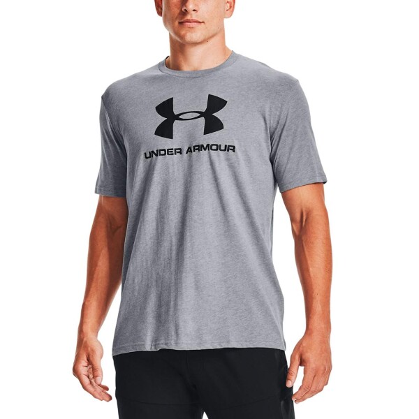 Under Armour Sportstyle Logo Ss Gris-negro