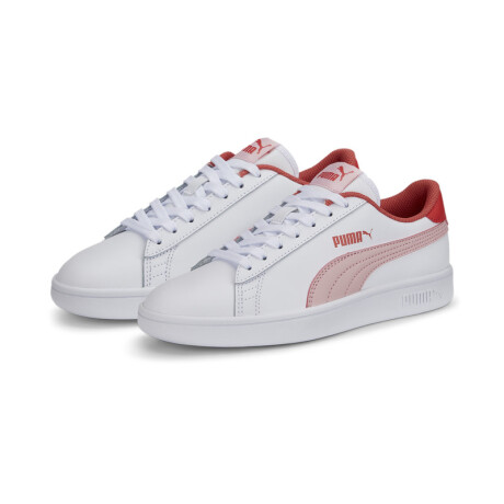 Puma Smash v2 L Jr 36517038 Blanco/rosa