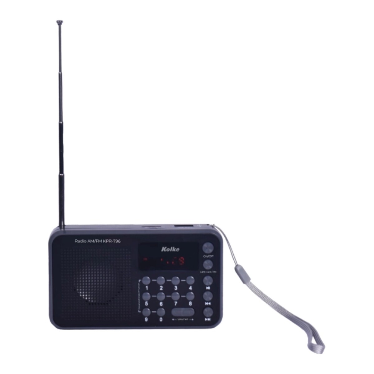 Radio AM/FM Kolke KPR-796 Analógica Negro 