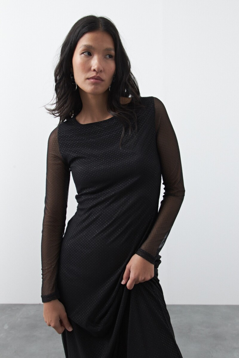 VESTIDO BENDER Negro