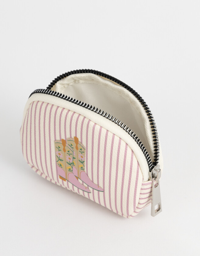 Monederos Romántico Monedero Western - Estampado Rayas