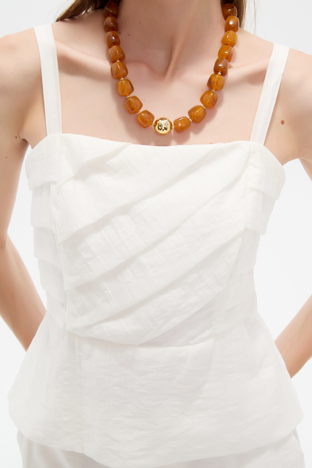 Tops Lurex Marfil / Off White