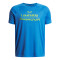 UA Tech Split Wordmark SS-BLU BLU-402