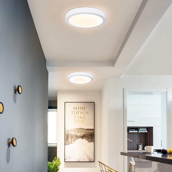 Plafon Led 24w Panel Redondo Spot Luz Calidad Garantia Variante Color Blanco