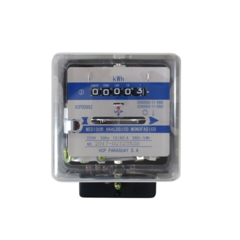 MEDIDOR ANALOGICO MONOFASICO KWH10/40AMP MEDIDOR ANALOGICO MONOFASICO KWH10/40AMP