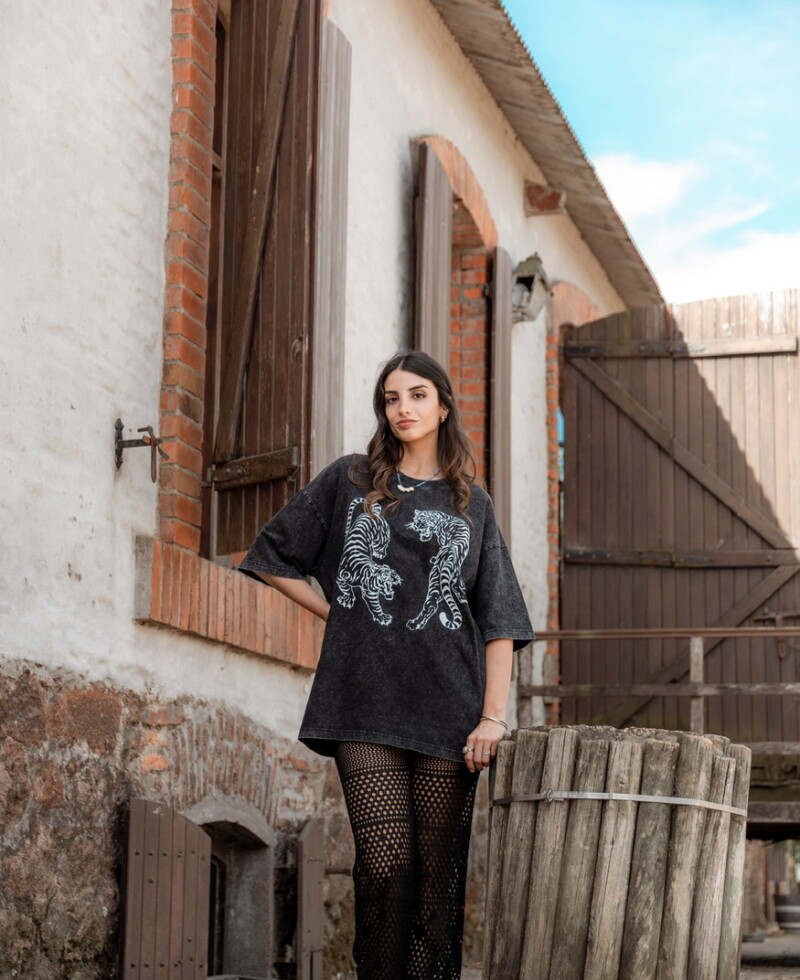 Pantalón calado negro