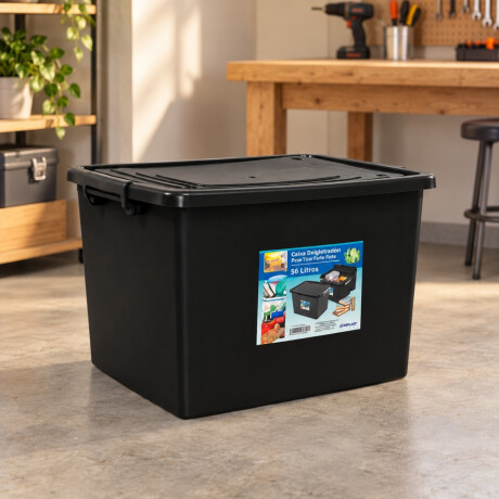 Caja organizadora 56 lts NEGRO