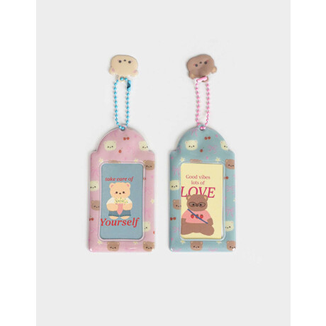 Llavero Y Charm Para Compartir Ositos Combinacion Multicolor