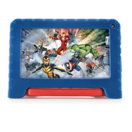 Tablet Kids Avengers 7 Wifi 2/32GB Multilaser NB602 AZUL