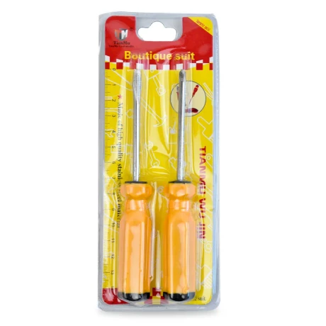 DESTORNILLADOR SET X2PCS 14CM MANGO AMARILLO DOBLE BLISTER 27211 DESTORNILLADOR SET X2PCS 14CM MANGO AMARILLO DOBLE BLISTER 27211