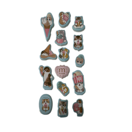Stickers puffy Mofusand Stickers puffy Mofusand