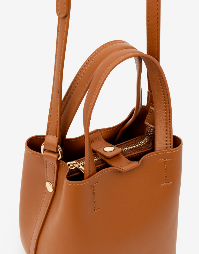 City Moda Cartera City Doble Asa - Marron Suela