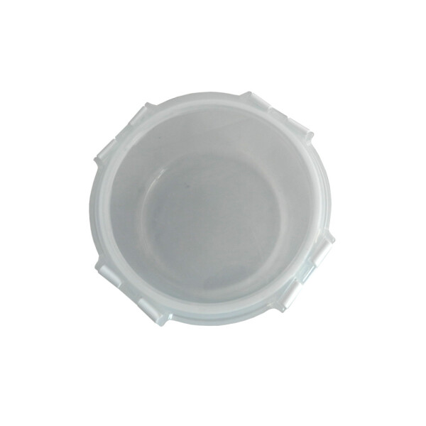 POTE VIDRIO REDONDO 0,950 LT HERMETICO TRANSPARENTE