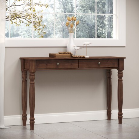 Aparador Rubi 2 Cajones Color Café Marrón