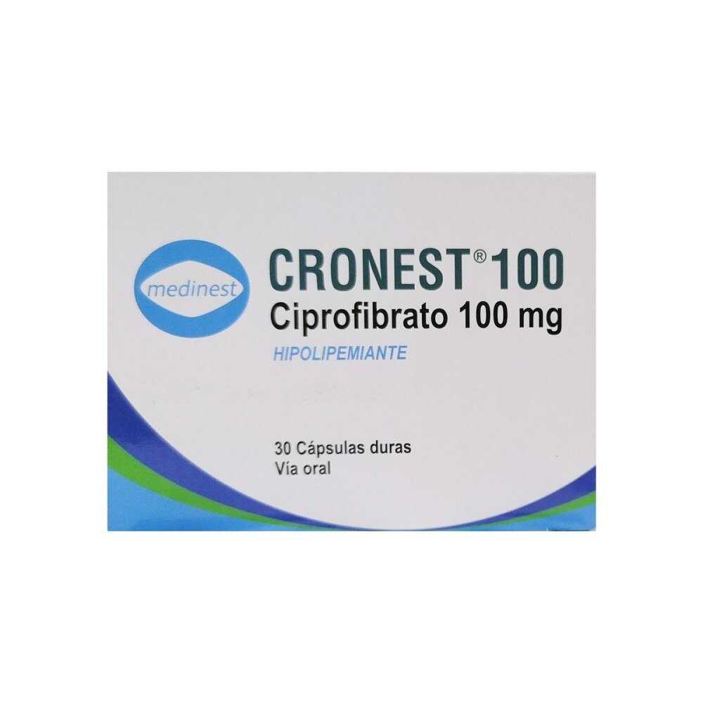 CRONEST 100 MG. CJ X 40 CAPS. única