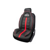 Cubreasiento Individual Eco Cuero Sparco Color Negro Con Franja Roja Cubreasiento Individual Eco Cuero Sparco Color Negro Con Franja Roja