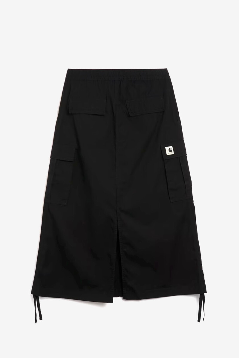 FALDA LARGA W' CARGO Negro