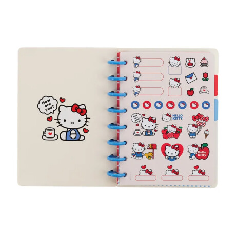 Cuaderno Mooving A5 c/ Discos Hello Kitty