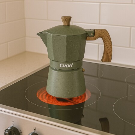 Cafetera Italiana Expreso 9 Tazas Cuori Java-9 Cafetera Italiana Expreso 9 Tazas Cuori Java-9
