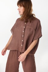 Camisa Helios Chocolate