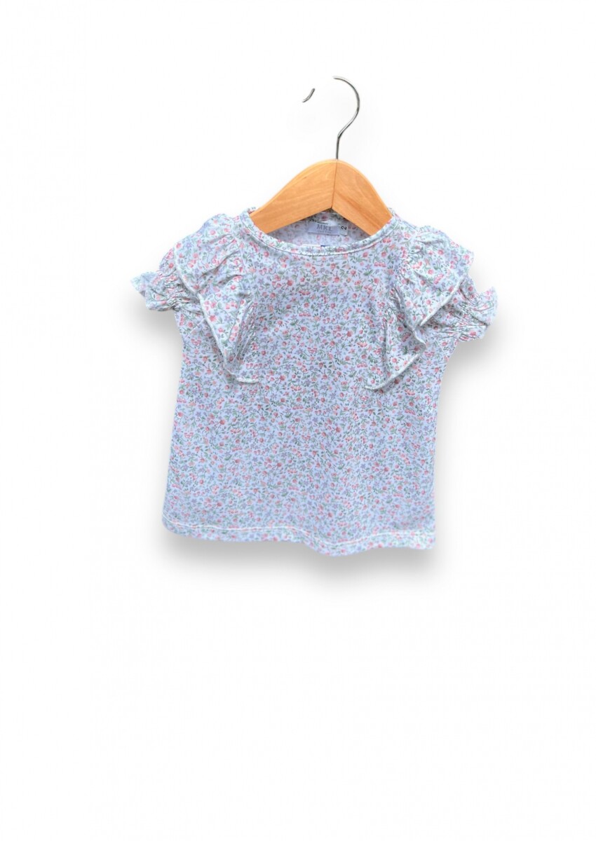 Remera Algodón Floreada 