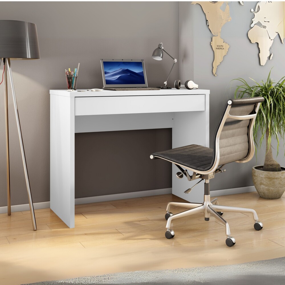 Escritorio Slim - 1 Cajon Blanco