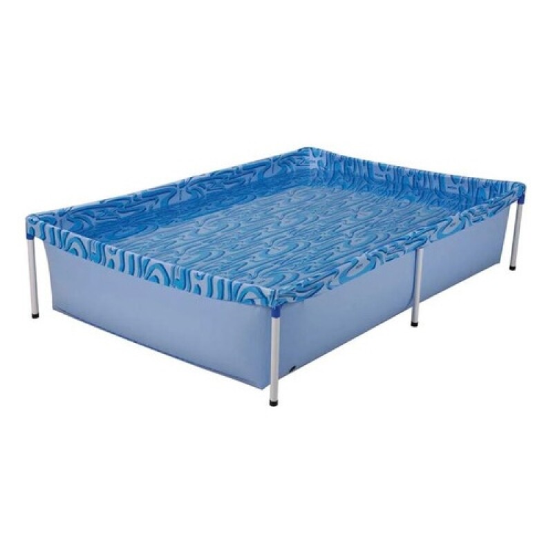 Piscina estructural rectangular MOR 1000 litros Azul