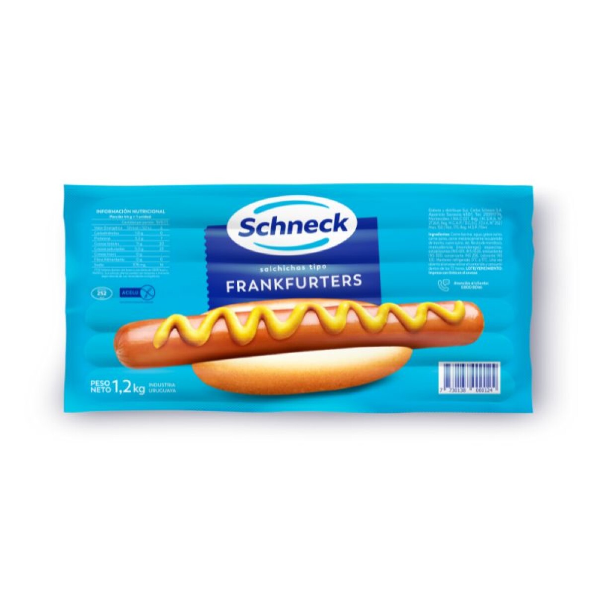 Frankfurters Super Largos Schneck x 20 unidades 