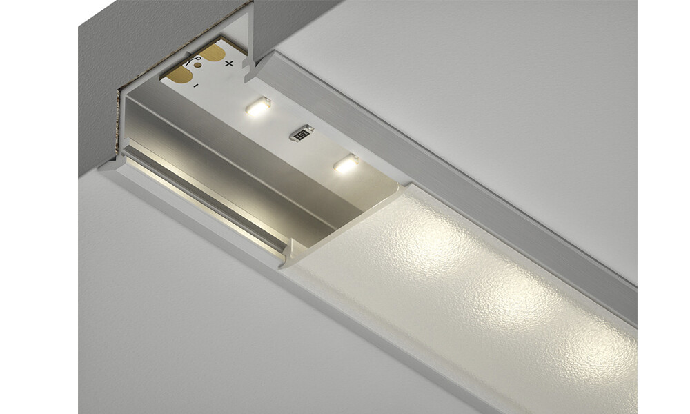 Perfil de aluminio de embutir para cinta led 833.72.983 Perfil De Aluminio De Embutir Para Cinta Led 833.72.983