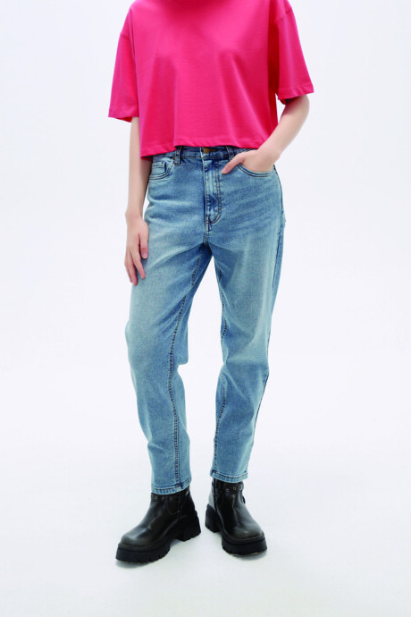 Pantalon Jeaniu Azul Grisaceo
