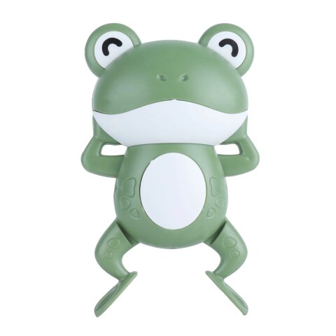 Juguete De Baño Rana Nadadora Con Movimiento Ducha Bebés Variante Color Verde