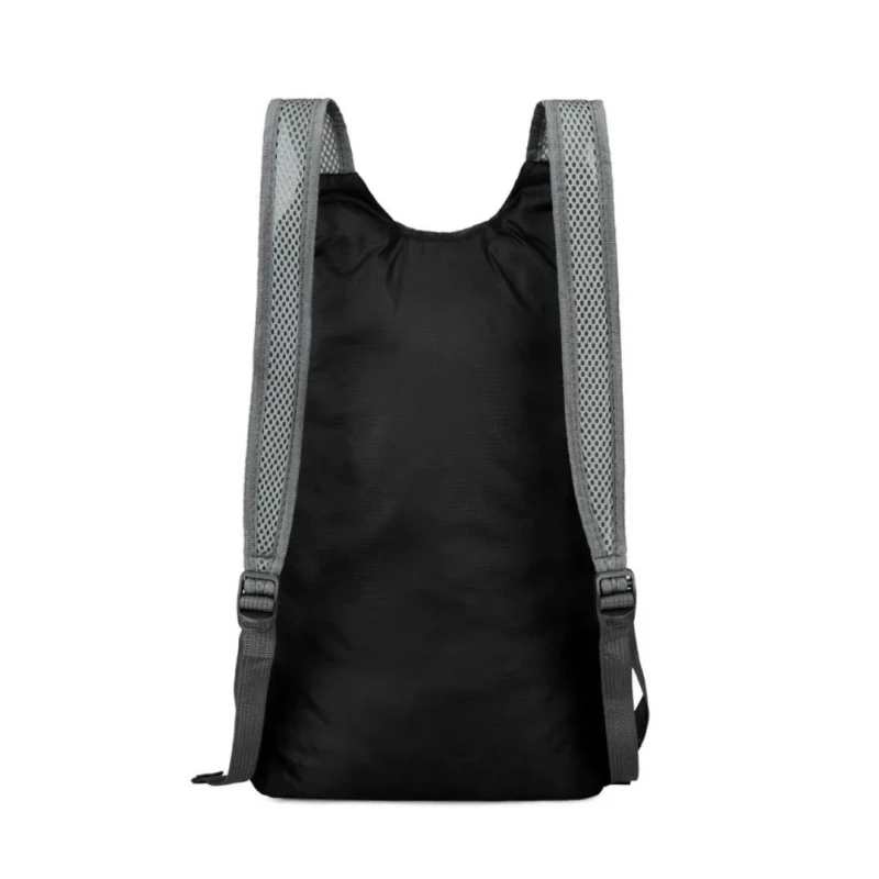 Mochila De Viaje Impermeable Plegable Multiuso Almacenar Color gris