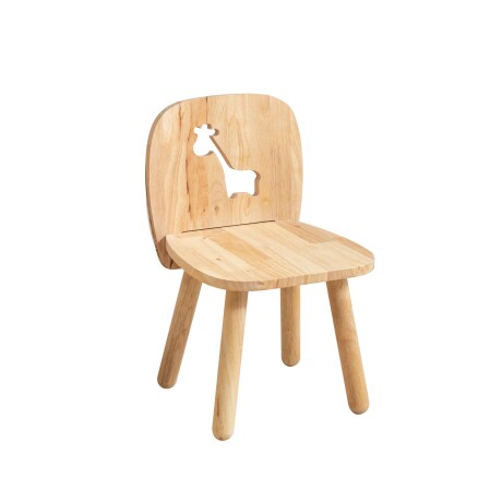 SILLA KIDS MADERA NATURAL-BEIGE WONDERLAND