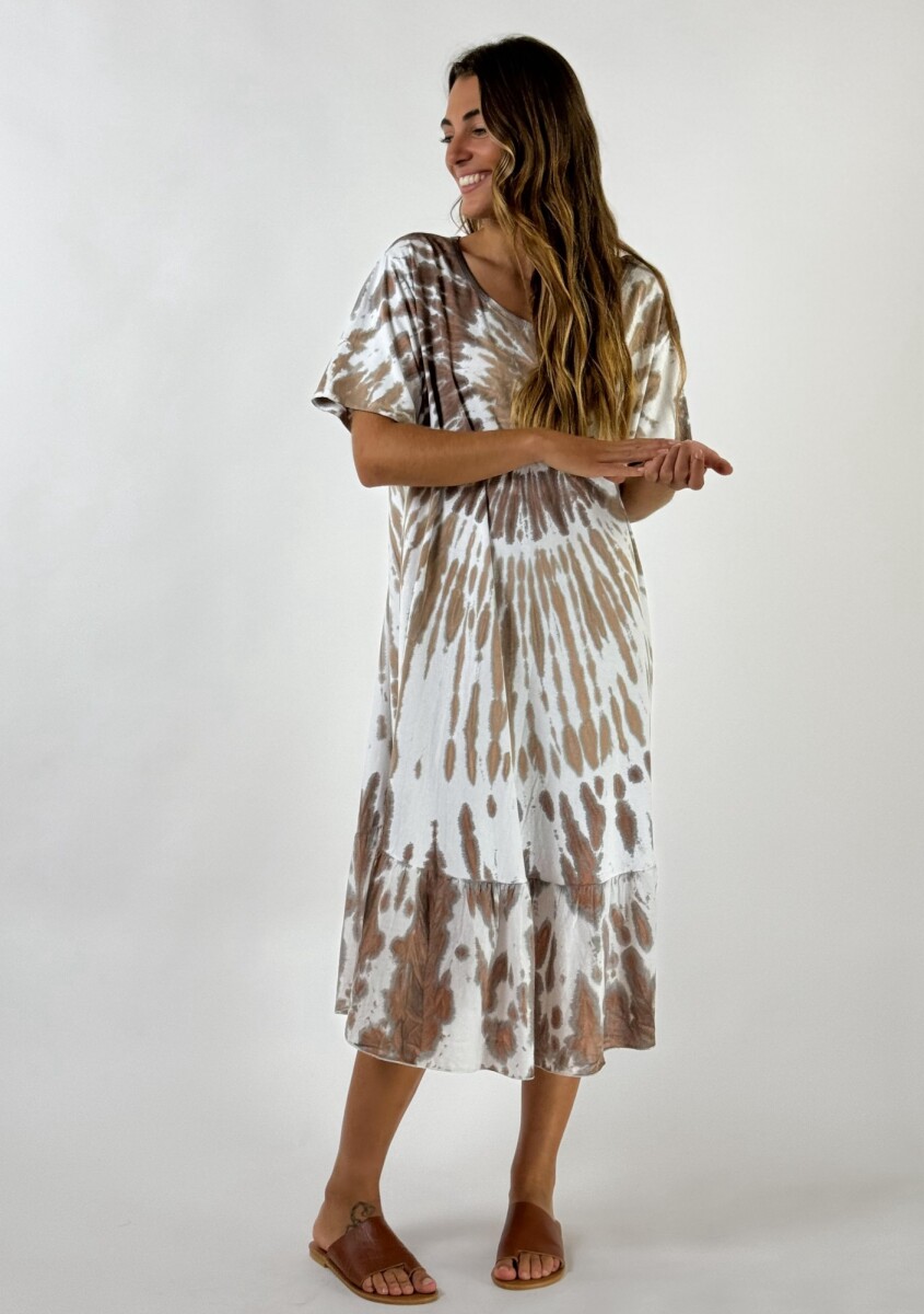 VESTIDO COSMOPOLITAN - MARRON 