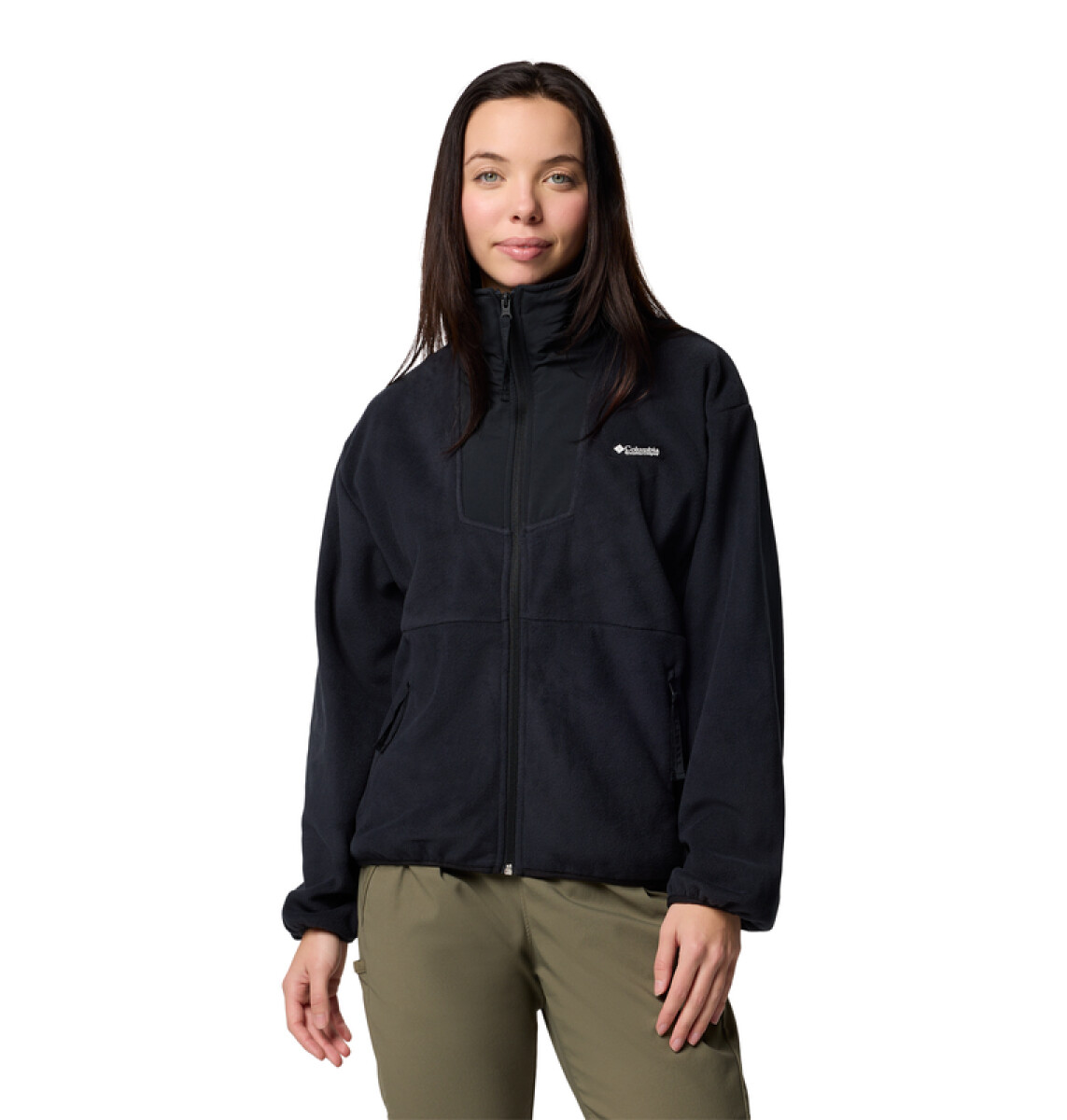Campera Sequoia Grove Full Zip Mujer - BLACK / SHARK 