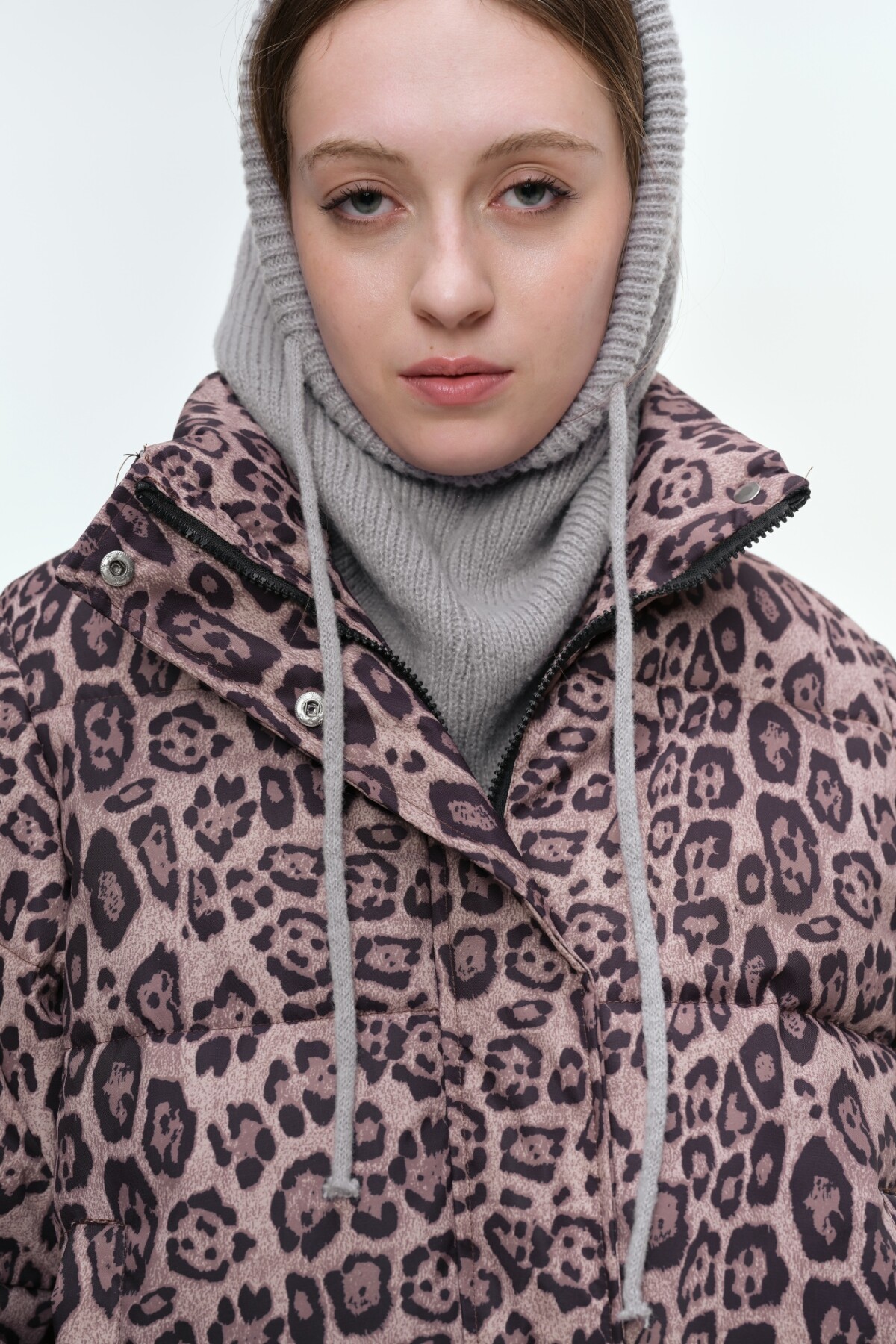 Campera Leopardo Marron