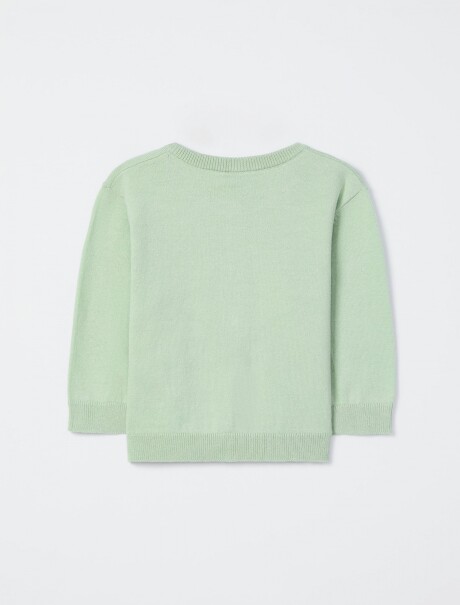 SACO DE PUNTO CON BOTONES VERDE