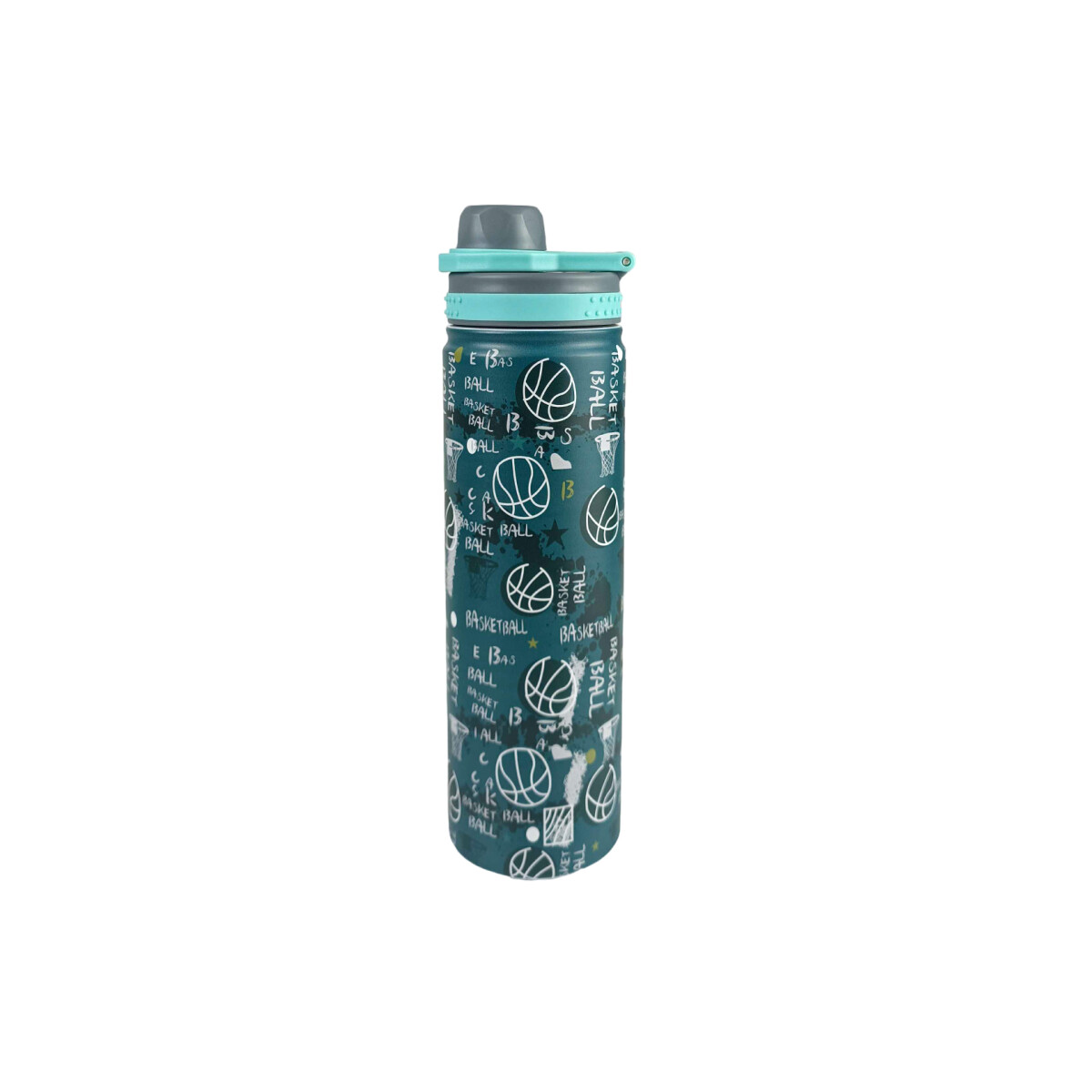 Botella térmica con diseños - Verde 