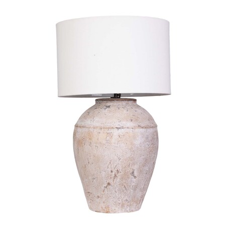 LÁMPARA DE MESA CERAMICA NATURAL-BEIGE VASE II, BEIGE