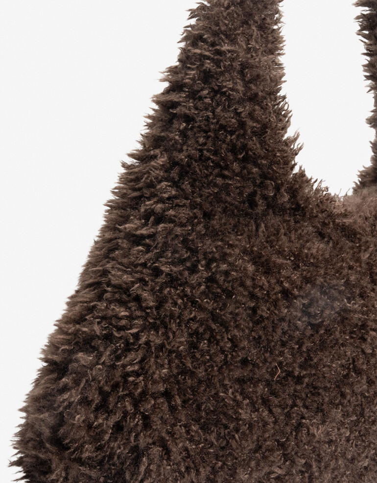 Saca Saca Efecto Pelo - Marron Chocolate